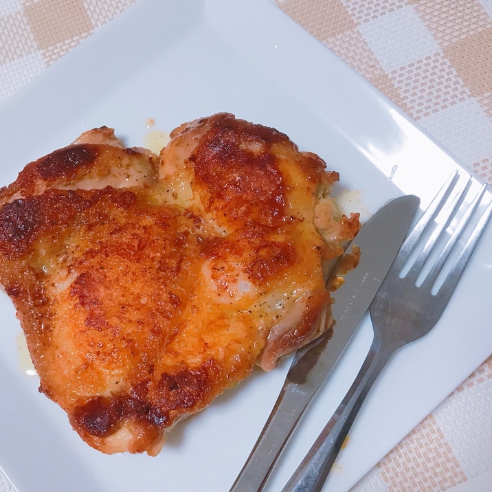 皮パリパリ、チキンステーキ!